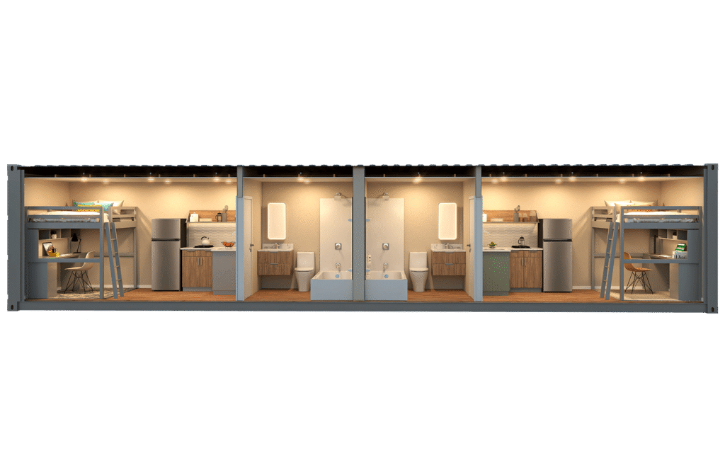 Interior rendering of the WTR 40FT Duplex