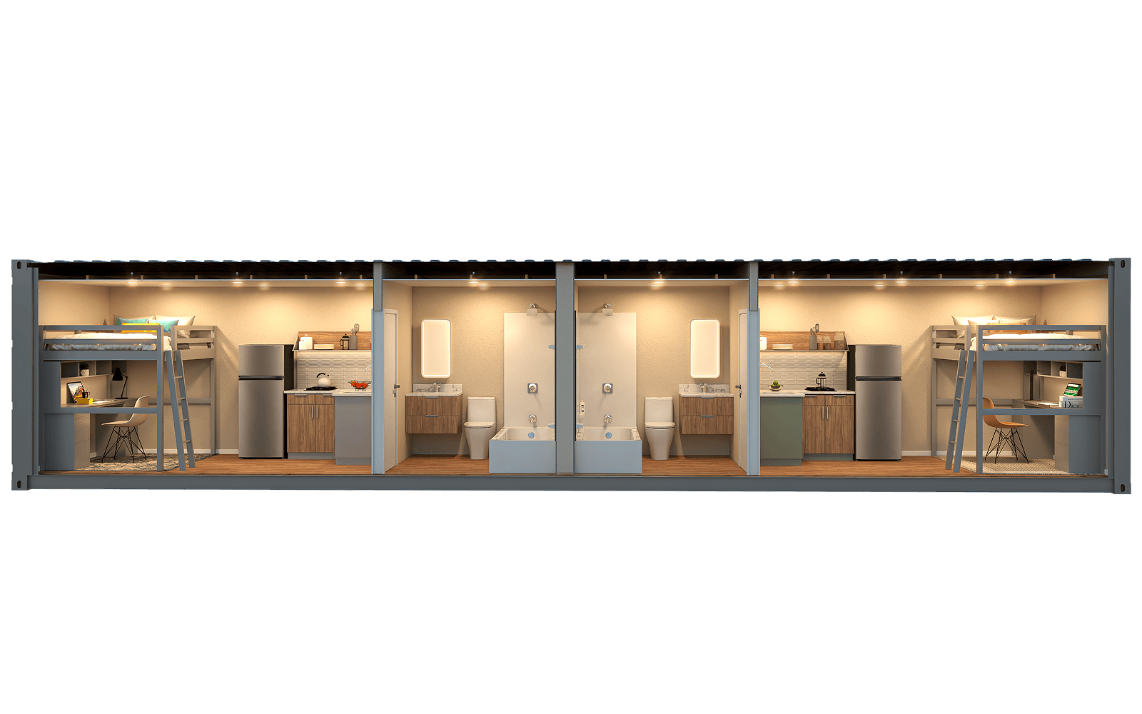 Interior rendering of the WTR 40FT Duplex