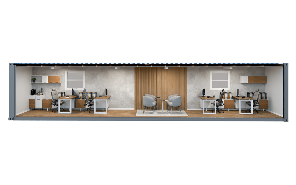 Interior rendering of the WTR 40FT Open Space Office